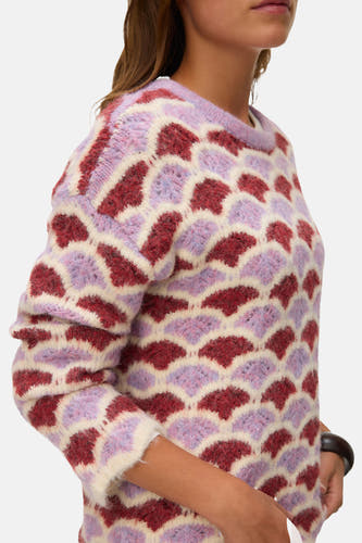 Trui met ronde hals rood - VERO MODA®