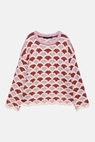Trui met ronde hals rood - VERO MODA®