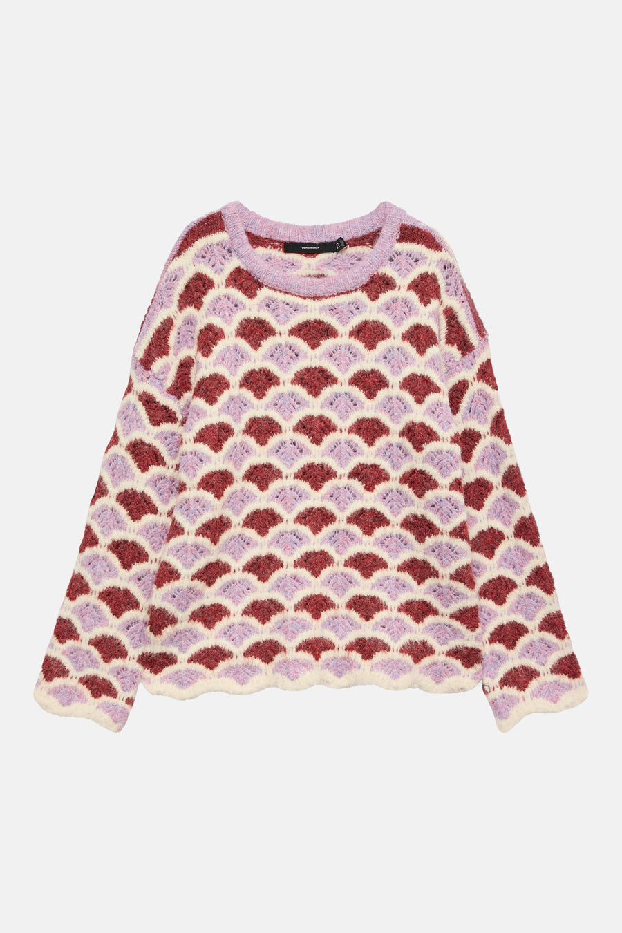 Trui met ronde hals rood - VERO MODA®
