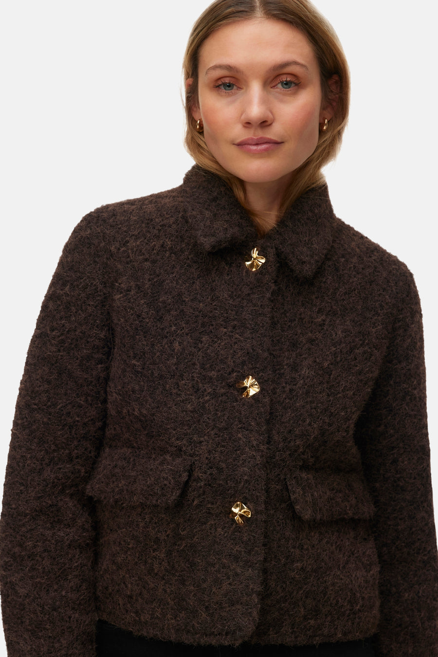 Korte jas bruin - VERO MODA®