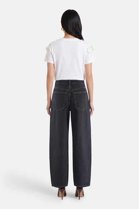 ZOE - dark grey denim