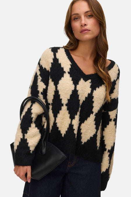 Trui met ronde hals zwart - VERO MODA®