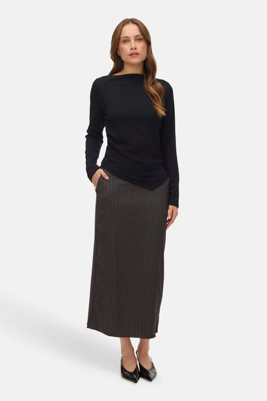 T-shirt met lange mouwen - Black