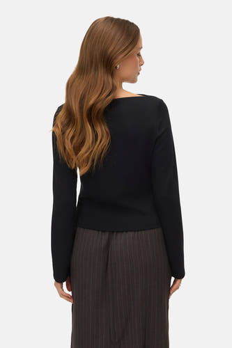 T-shirt met lange mouwen - Black