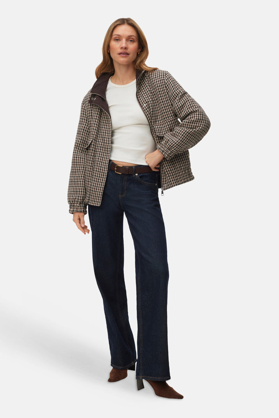 Korte jas bruin - VERO MODA®