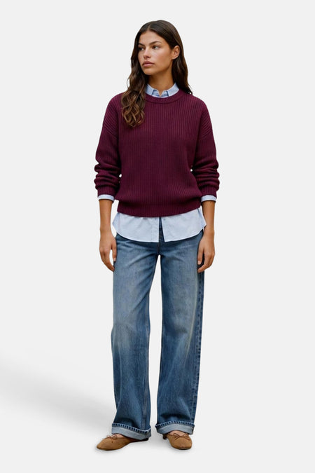 Trui met ronde hals rood - VERO MODA®