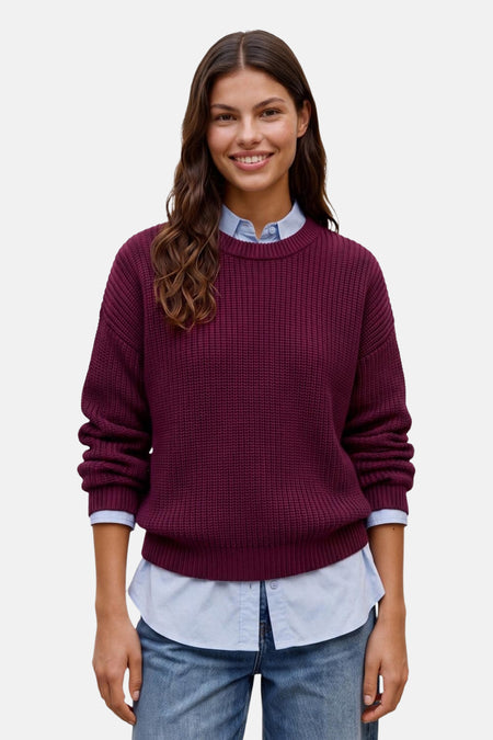 Trui met ronde hals rood - VERO MODA®