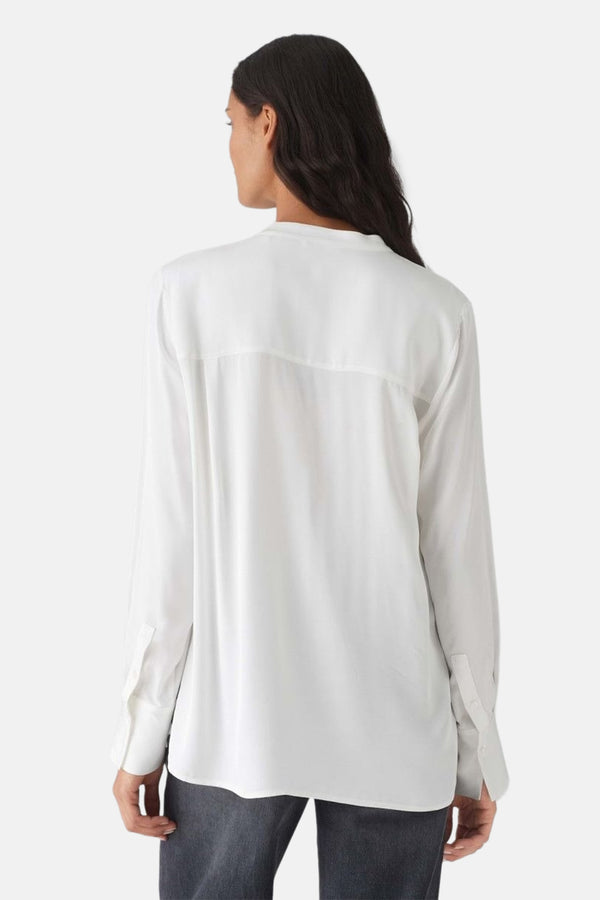 Blouse (lange mouwen) Wit - OPUS