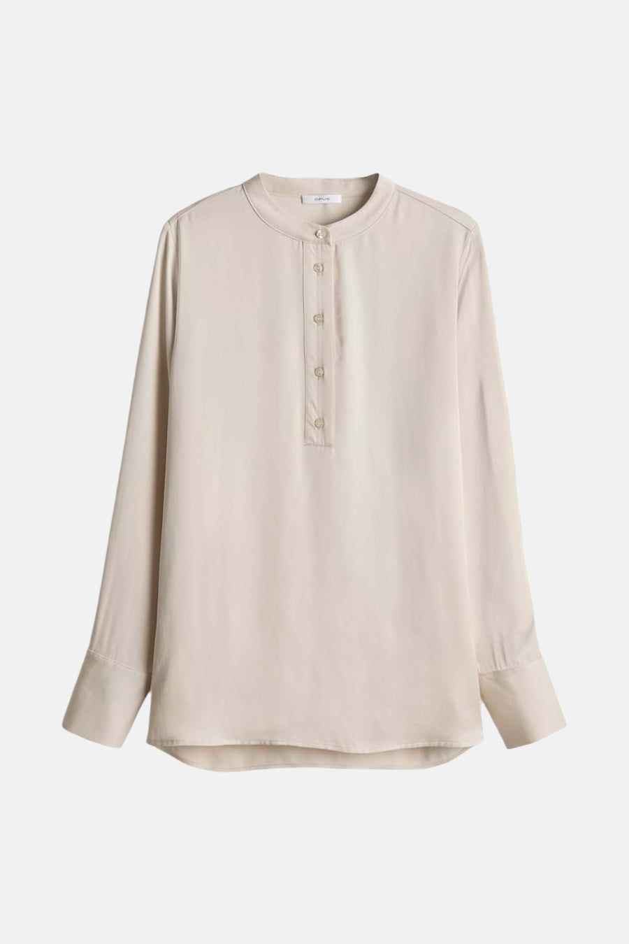 Blouse met lange mouwen - beige