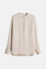 Blouse met lange mouwen - beige