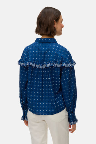 Hemd met lange mouwen - blauw