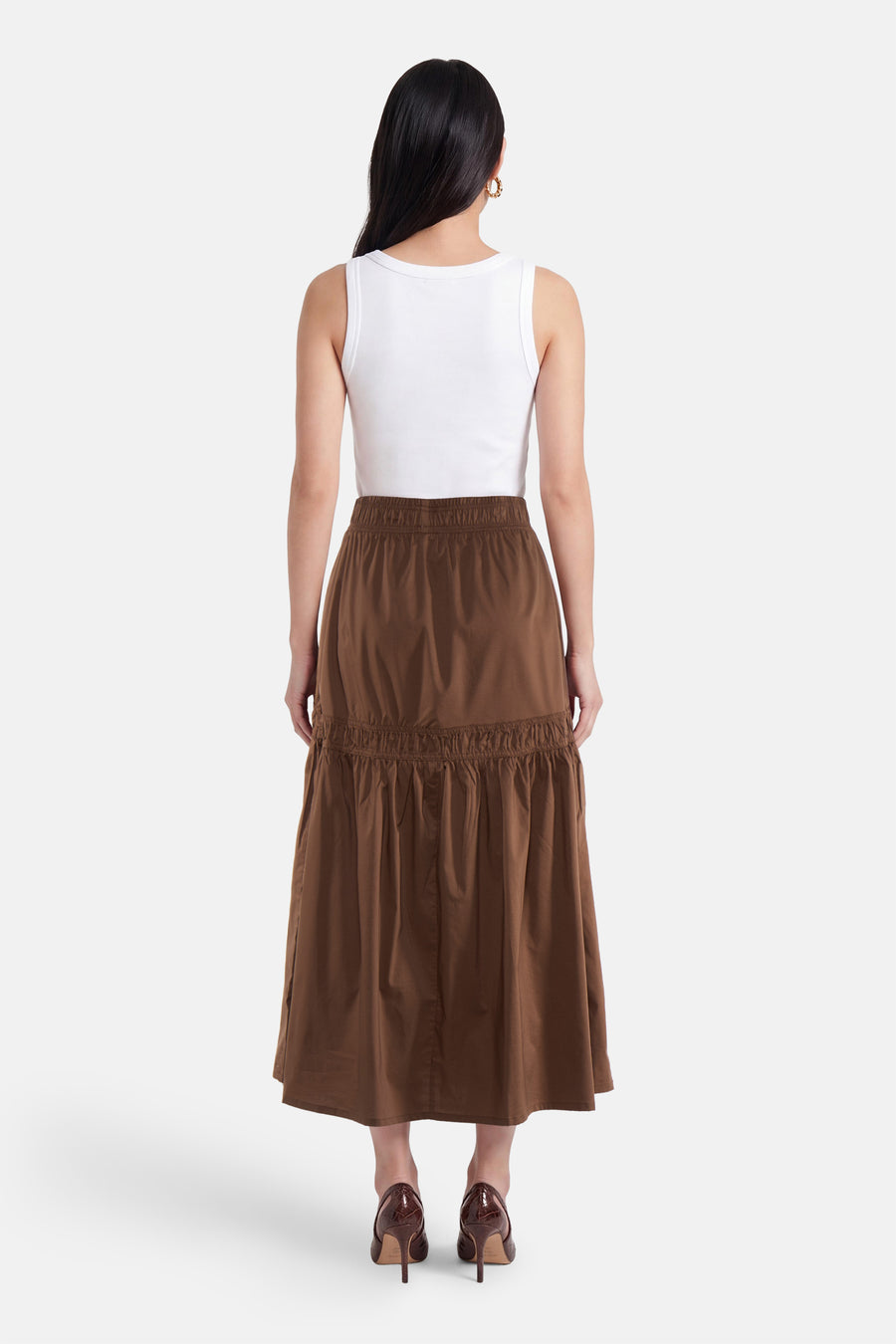 Lange rok - bruin