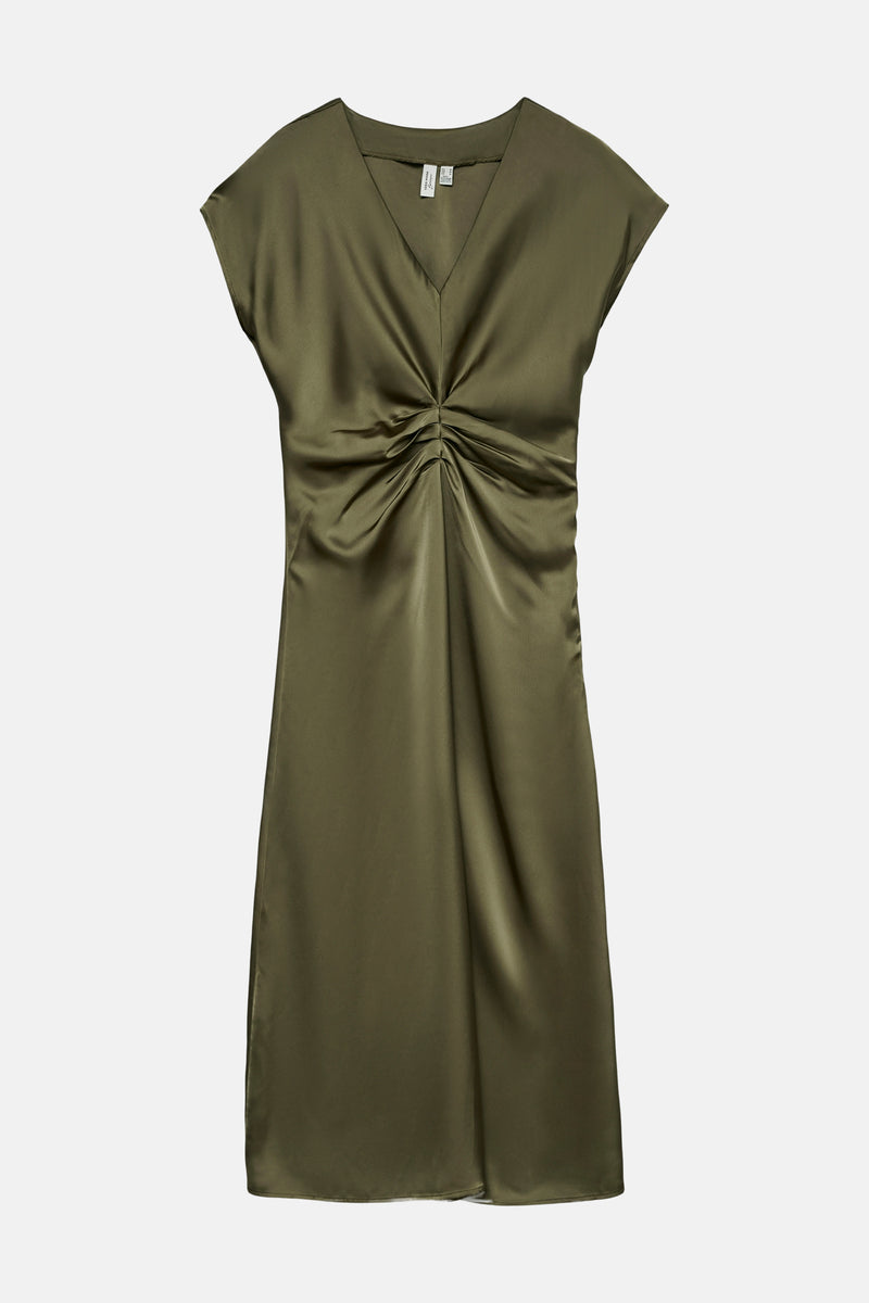 Kleedje met korte mouwen - groen