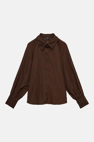 Hemd (lange mouwen) bruin - VERO MODA®