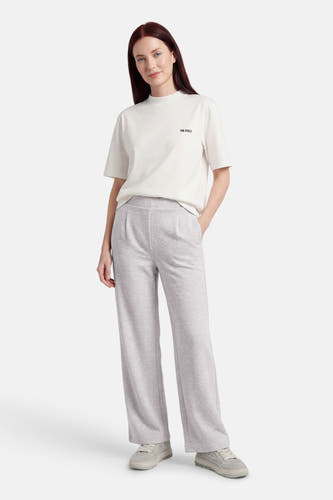 Grijze broek van VERO MODA, met wijde pijpen en een comfortabele, losse pasvorm.
