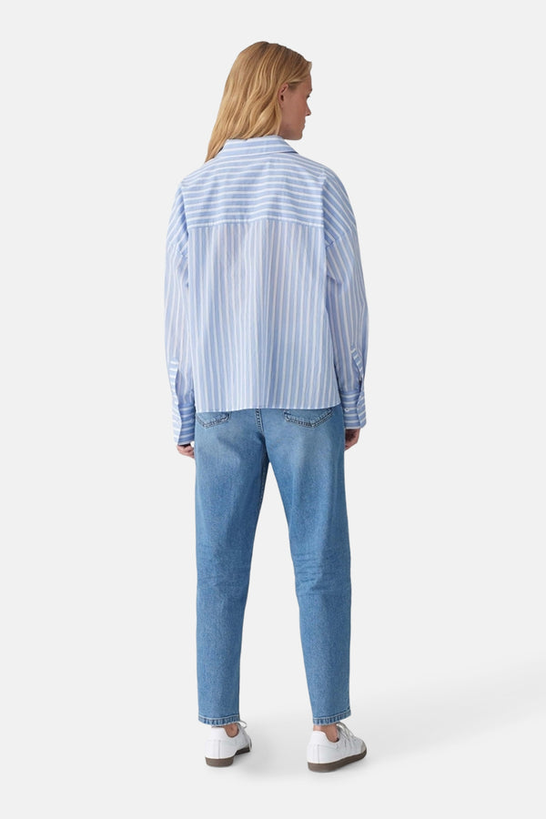 Hemd (lange mouwen) Blauw - OPUS