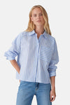 Hemd (lange mouwen) Blauw - OPUS