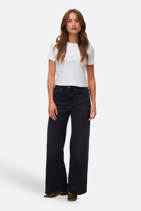 OLIVIA - black denim