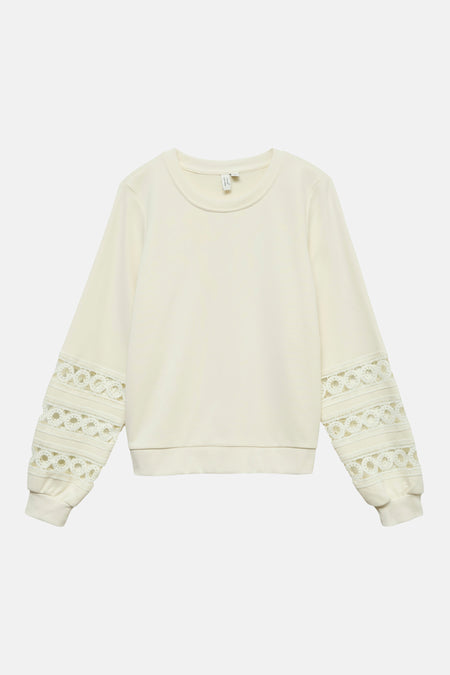 Sweater met ronde hals ecru - VERO MODA®