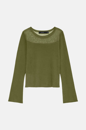 Trui met ronde hals groen - VERO MODA®