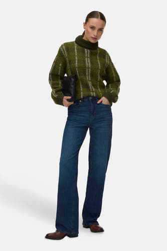 Pull met rolkraag - Groen