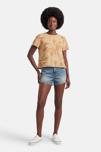 Blouse (korte mouwen) beige - VERO MODA®