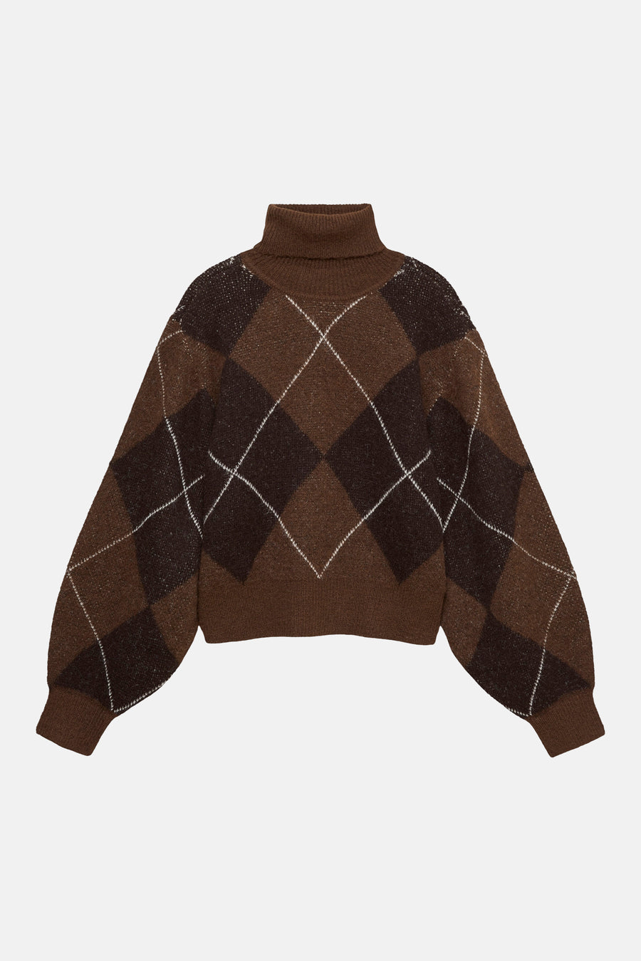 Pull col roulé brun - VERO MODA®