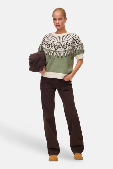 Pull met korte mouwen - Birch