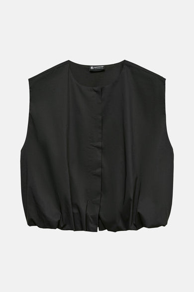 Blouse zonder mouwen - zwart