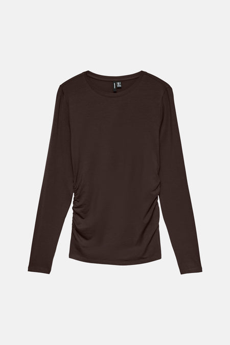 T-shirt met korte mouwen - bruin