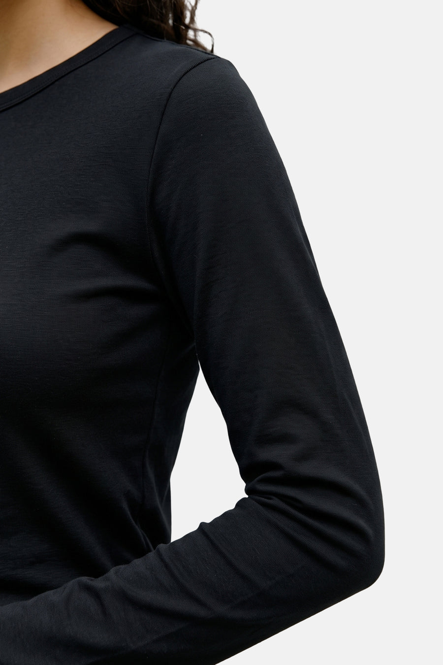 Top uni manche longue noir - VERO MODA®