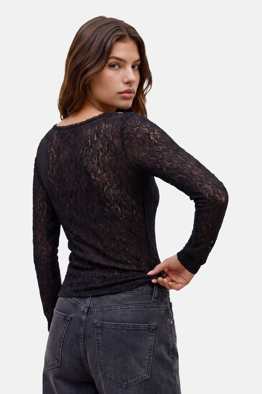 T-shirt met lange mouwen - Black