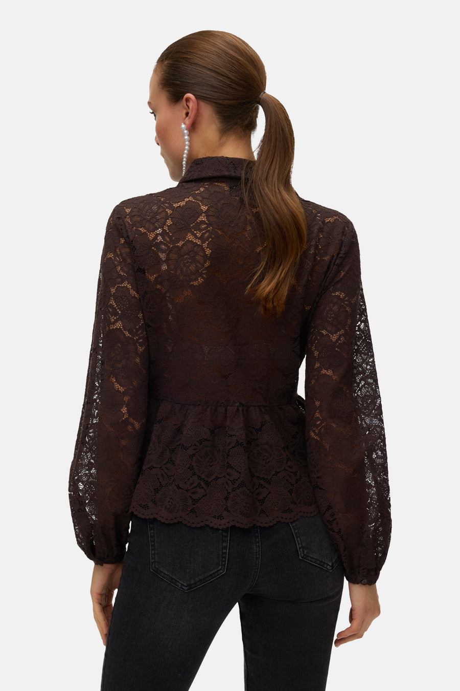 Blouse (lange mouwen) bruin - VERO MODA®