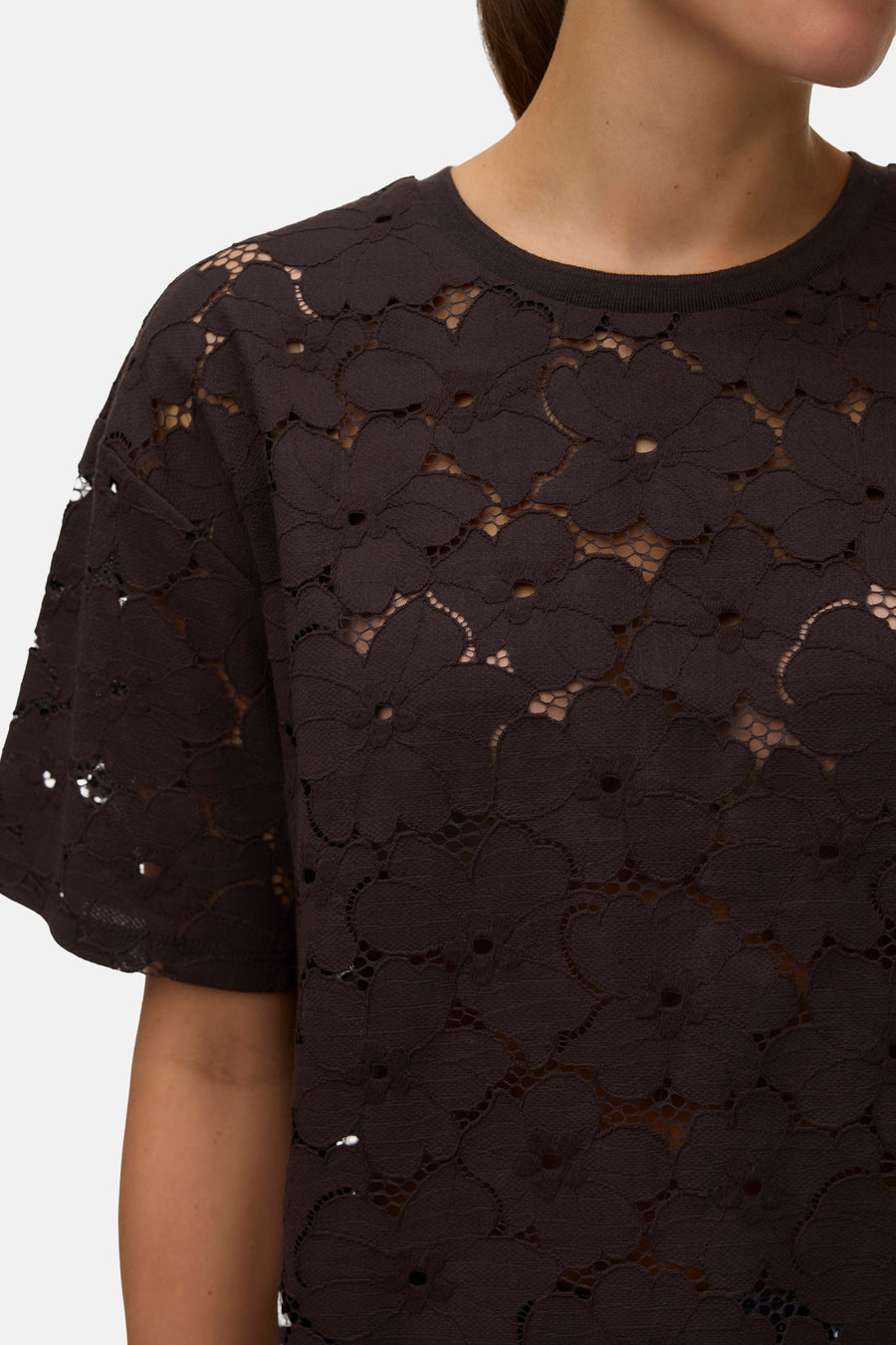 Blouse (korte mouwen) bruin - VERO MODA®