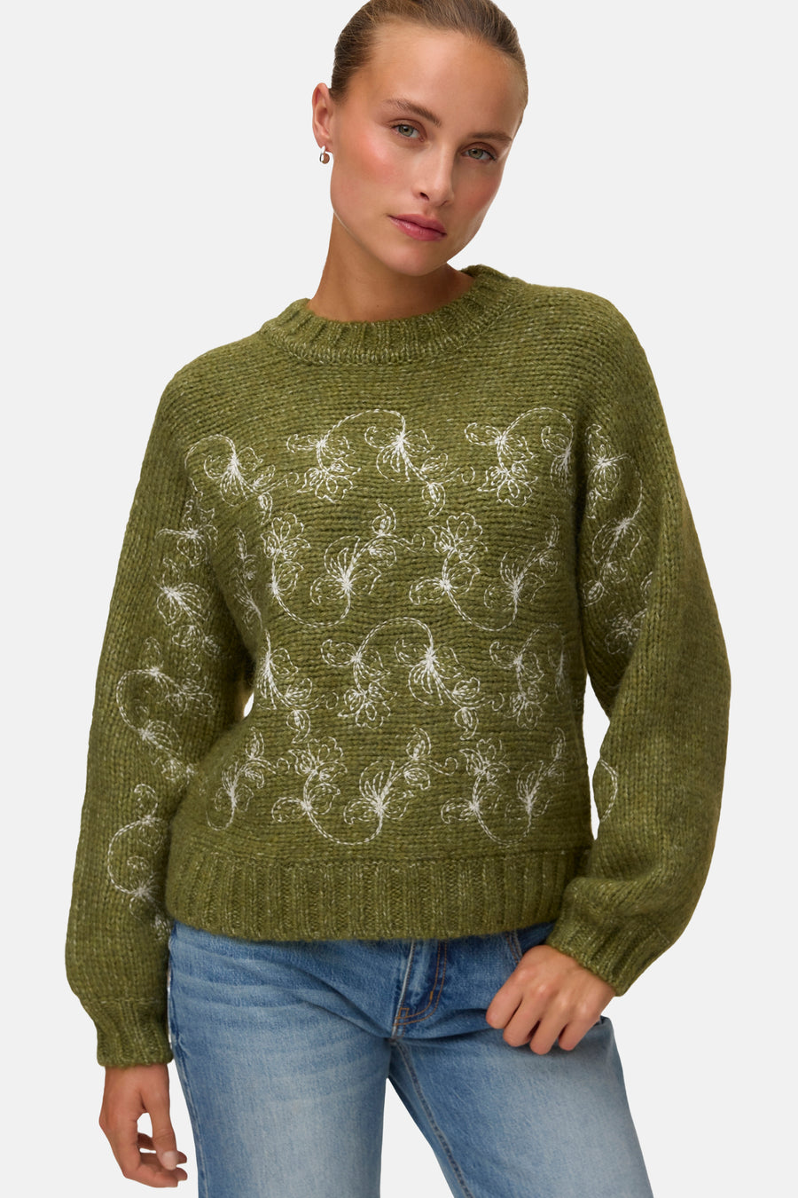 Pull col O vert - VERO MODA®