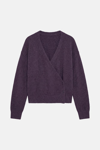 Trui met V-hals paars - VERO MODA®