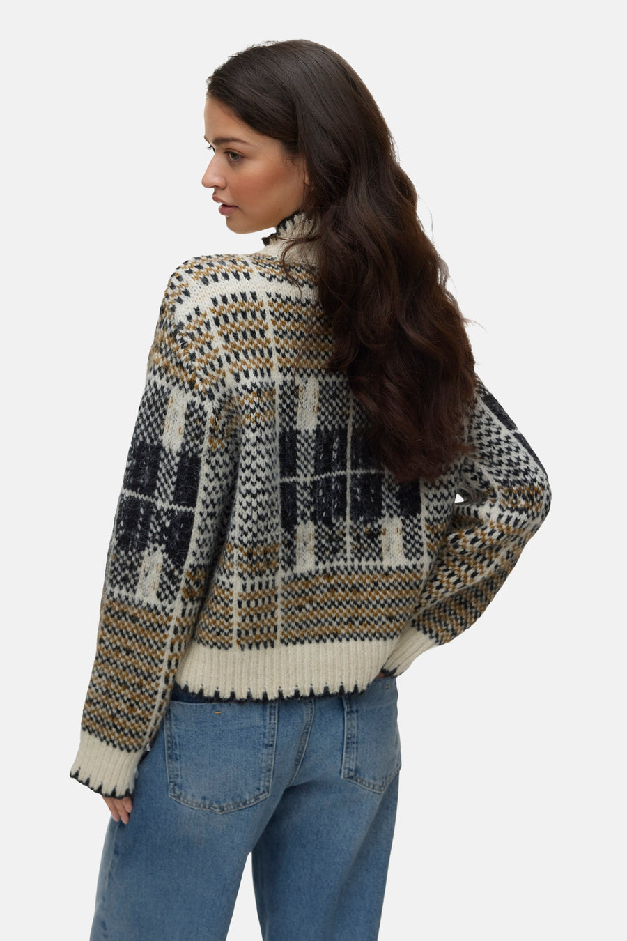 Trui met ronde hals ecru - VERO MODA®