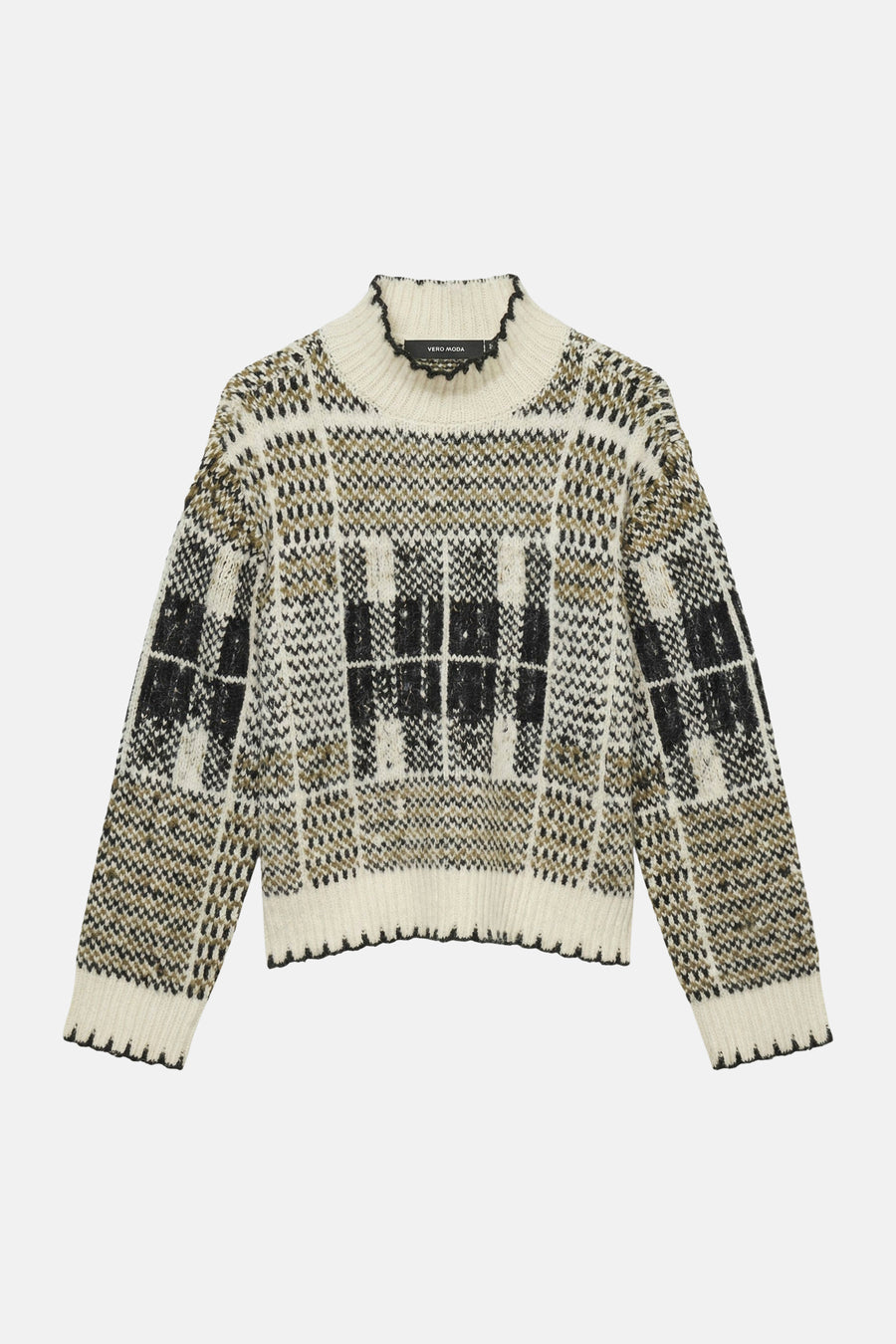 Trui met ronde hals ecru - VERO MODA®