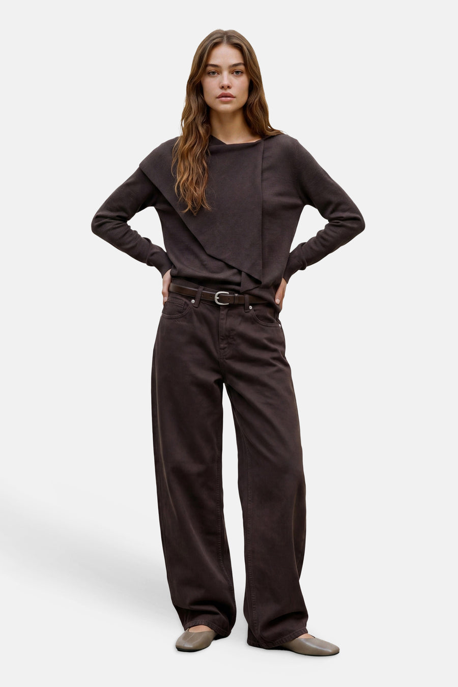 Pull col O brun - VERO MODA®