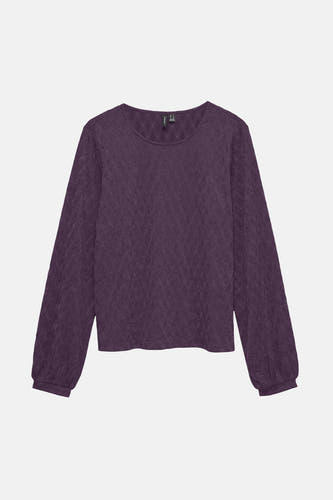 Pull col V mauve - VERO MODA®