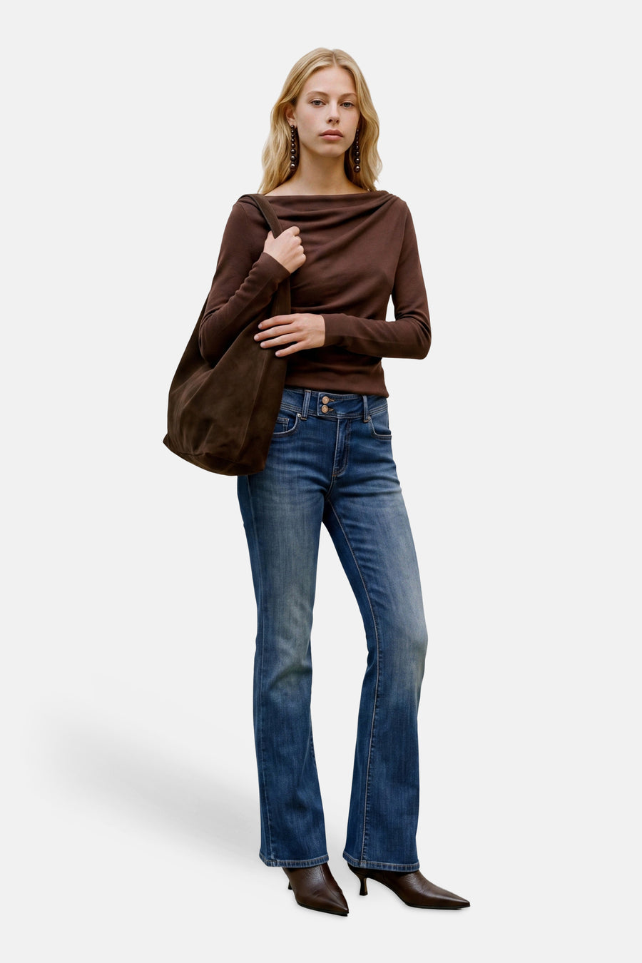 Top (lange mouwen) bruin - VERO MODA®
