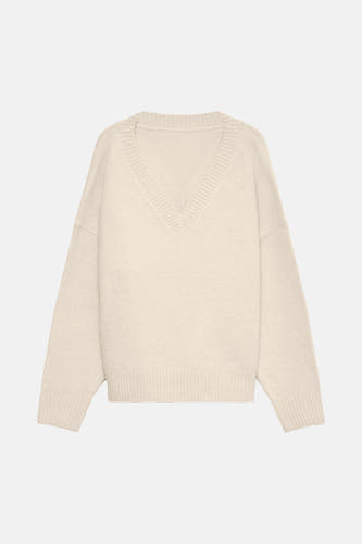 Pull col V beige - VERO MODA®