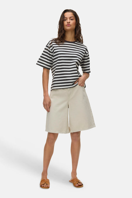 Top uni manche courte brun - VERO MODA®