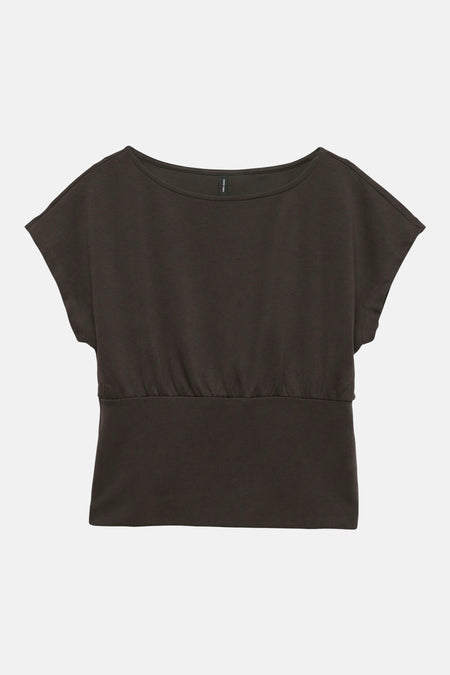 T-shirt met korte mouwen - bruin