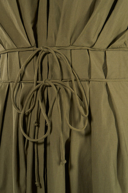Robe à manches courtes - kahki