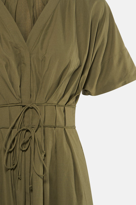 Robe à manches courtes - kahki