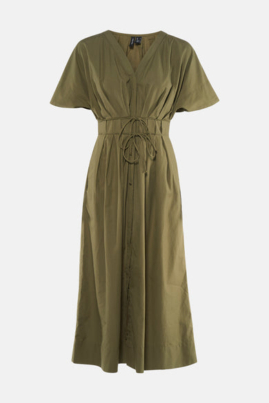 Robe à manches courtes - kahki