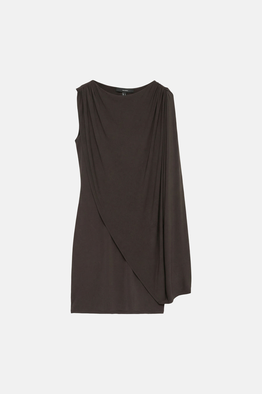 Robe à manches courtes - brun