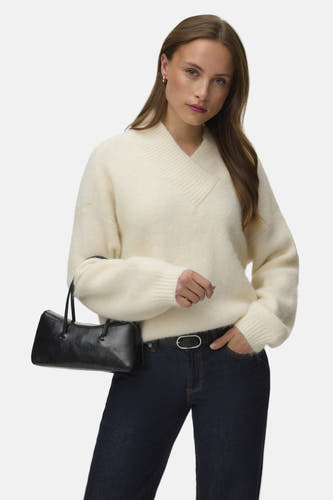 Trui met ronde hals ecru - VERO MODA®
