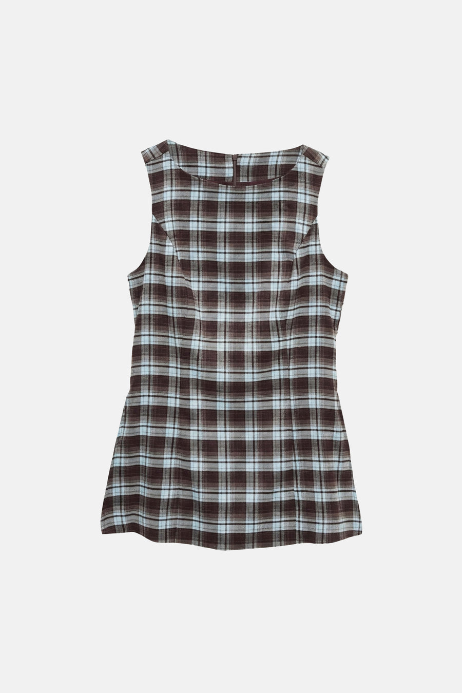 Blouse met korte mouwen - bruin